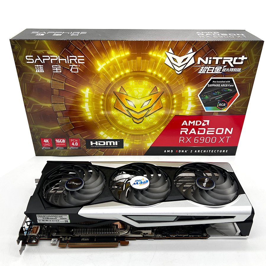 کارت گرافیک +RX 6900xt xfx sapphire nitro (دست دوم)