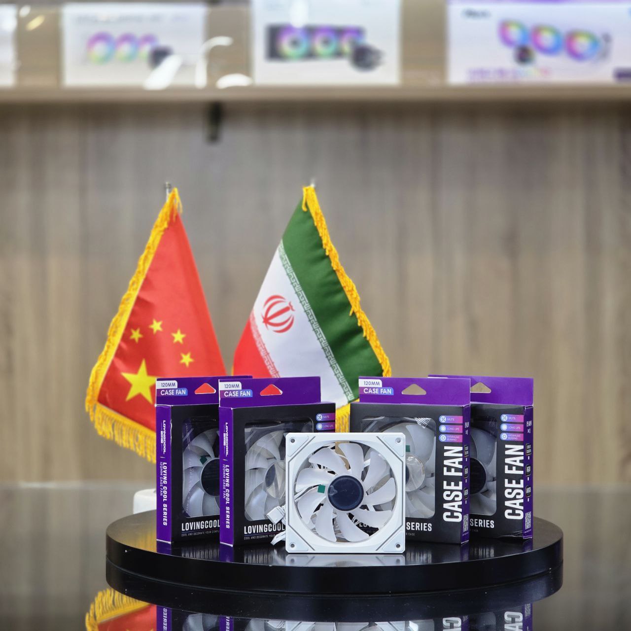 فن کیس لاوینگ کول مدل LC-D5V ARGB بسته یک عددی