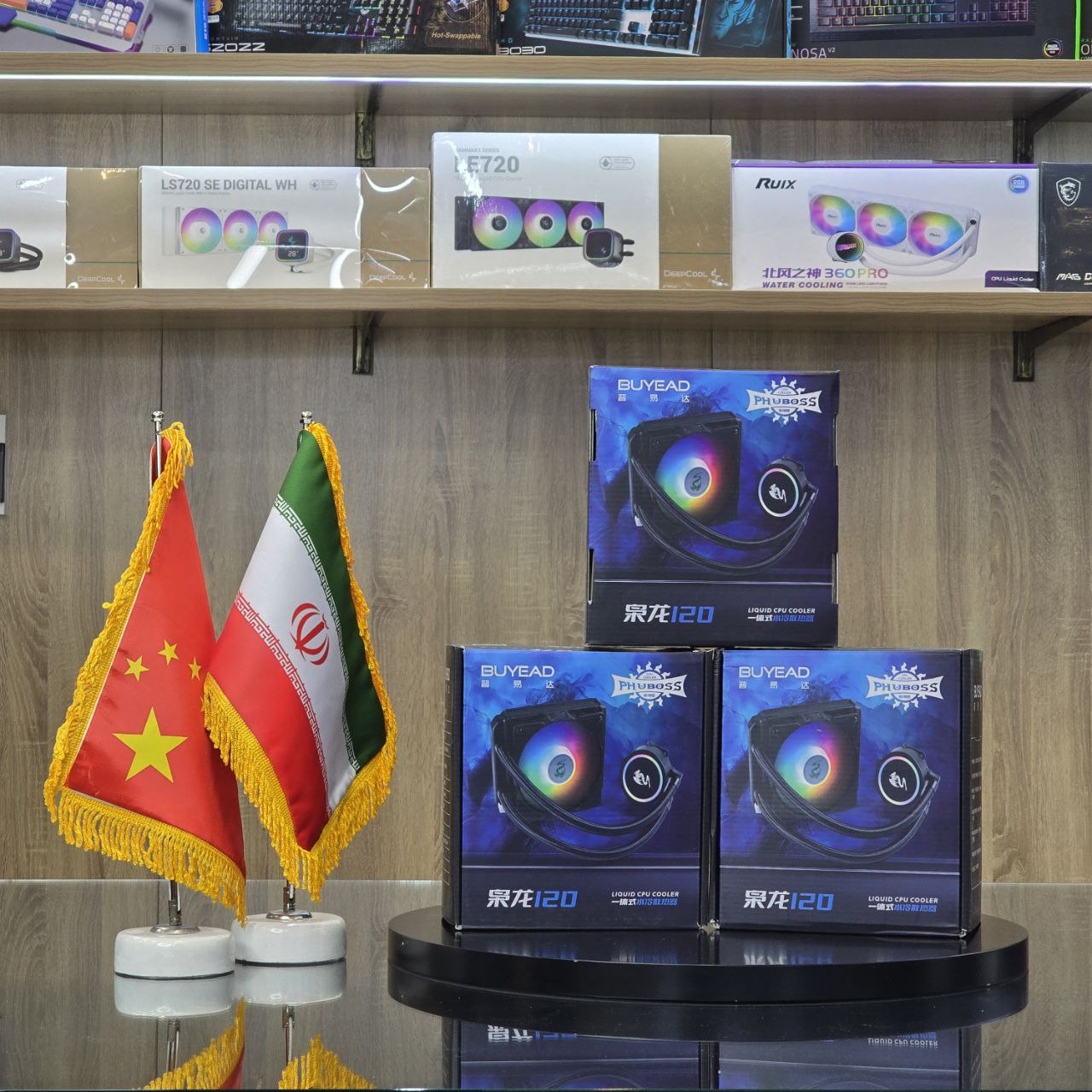خنک کننده مایع پردازنده بایدا BUYEDA 120 RGB