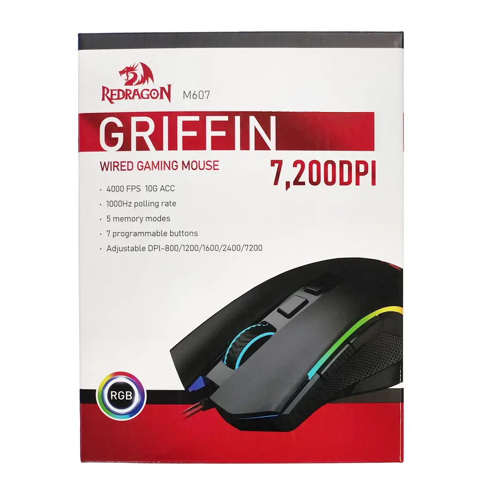 ماوس گیمینگ ردراگون Griffin M607