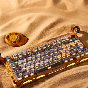 کیبورد گیمینگ گراواستار مدل GravaStar Mercury K1 Pro Special Edition – Battle-Worn Yellow
