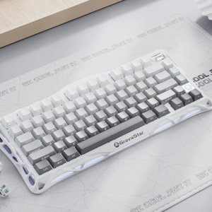 کیبورد گیمینگ برند gravastar مدل Mercury K1 - Gradient White