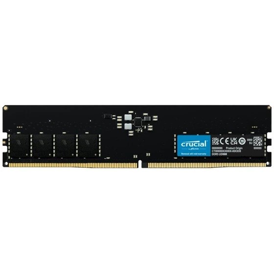رم کامپیوتر کروشیال تک کاناله مدل CT16 فرکانس 5600 مگاهرتز DDR5 تایمینگ CL46 حافظه 16 گیگابایت